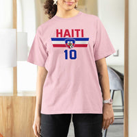 Haiti Haitian Flag T Shirt For Women Proud Haitienne Cheer Country Favorite Spirit Game Caribbean Souvenir