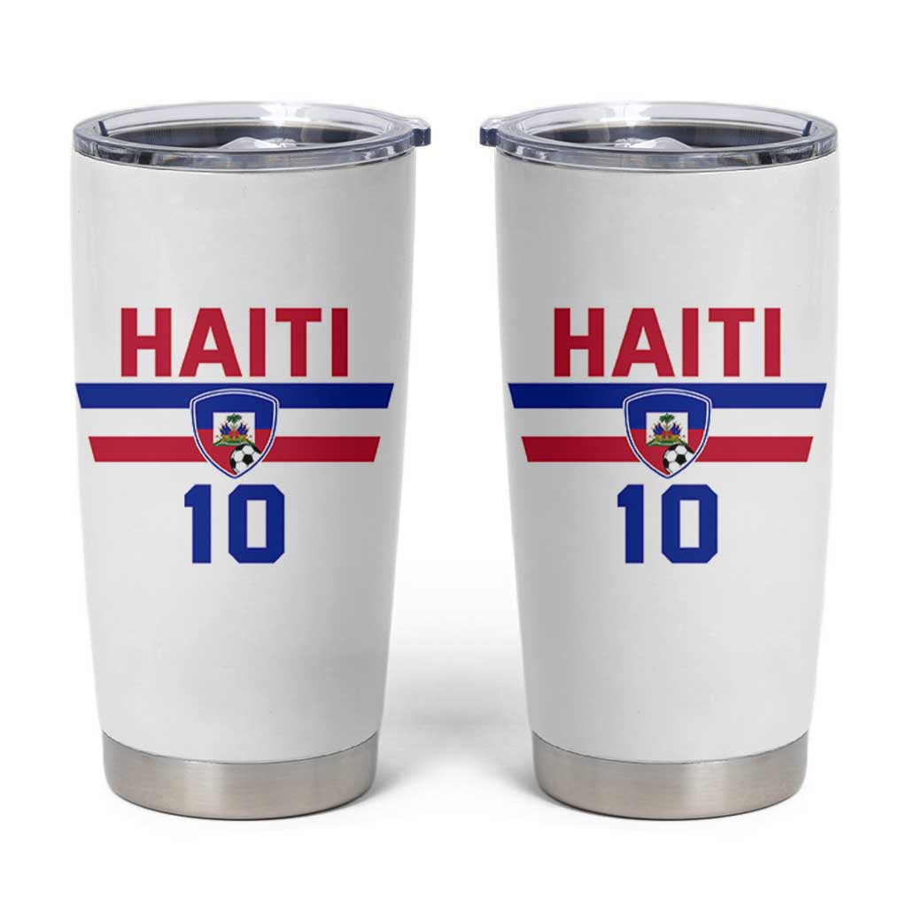 Haiti Haitian Flag Tumbler Cup Proud Haitienne Cheer Country Favorite Spirit Game Caribbean Souvenir