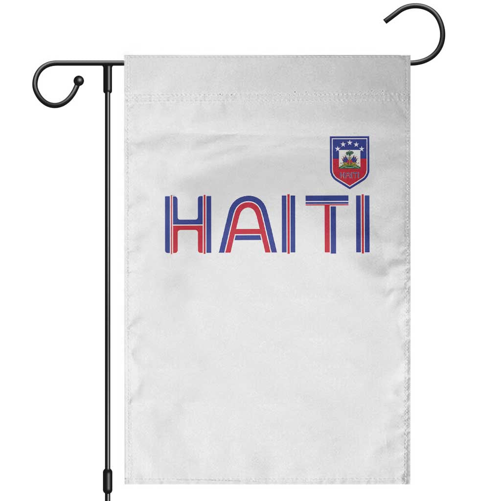 Haiti Flag Crest Garden Flag Haitian Pride National Heritage Patriotic Graphic