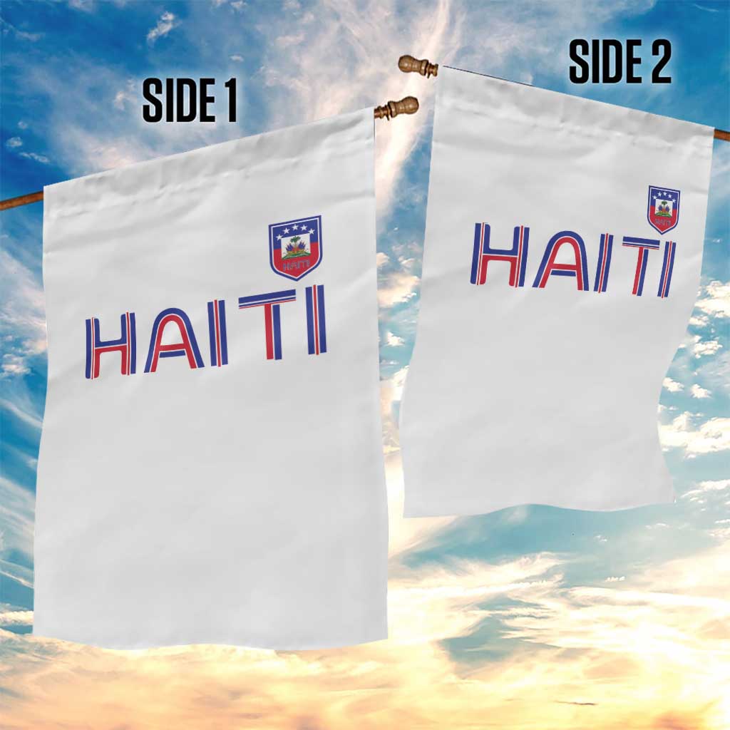 Haiti Flag Crest Garden Flag Haitian Pride National Heritage Patriotic Graphic