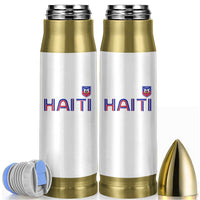 Haiti Flag Crest Bullet Tumbler Haitian Pride National Heritage Patriotic Graphic