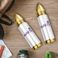 Haiti Flag Crest Bullet Tumbler Haitian Pride National Heritage Patriotic Graphic