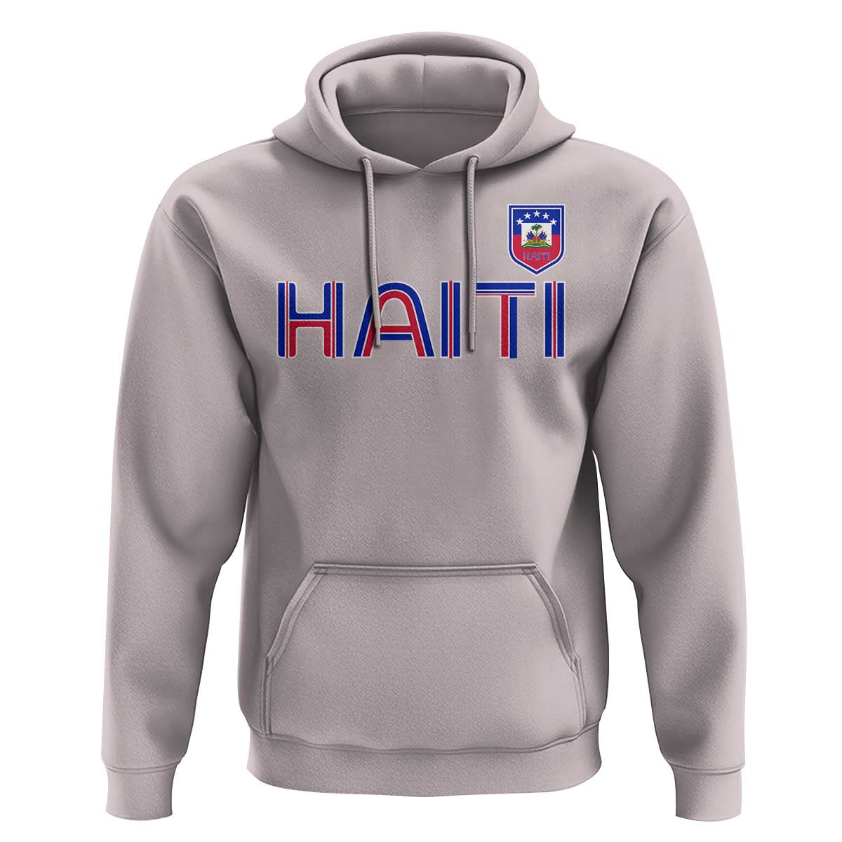 Haiti Flag Crest Hoodie Haitian Pride National Heritage Patriotic Graphic