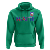 Haiti Flag Crest Hoodie Haitian Pride National Heritage Patriotic Graphic