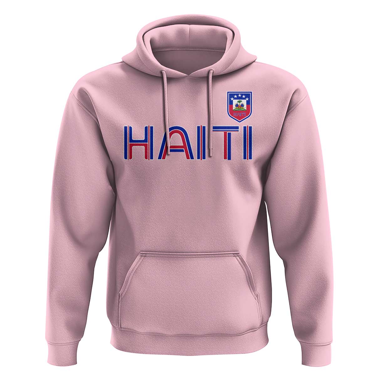 Haiti Flag Crest Hoodie Haitian Pride National Heritage Patriotic Graphic