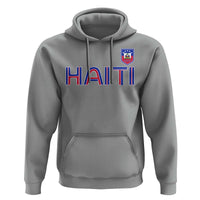 Haiti Flag Crest Hoodie Haitian Pride National Heritage Patriotic Graphic