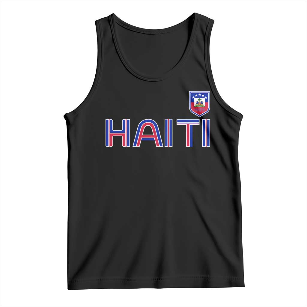 Haiti Flag Crest Tank Top Haitian Pride National Heritage Patriotic Graphic