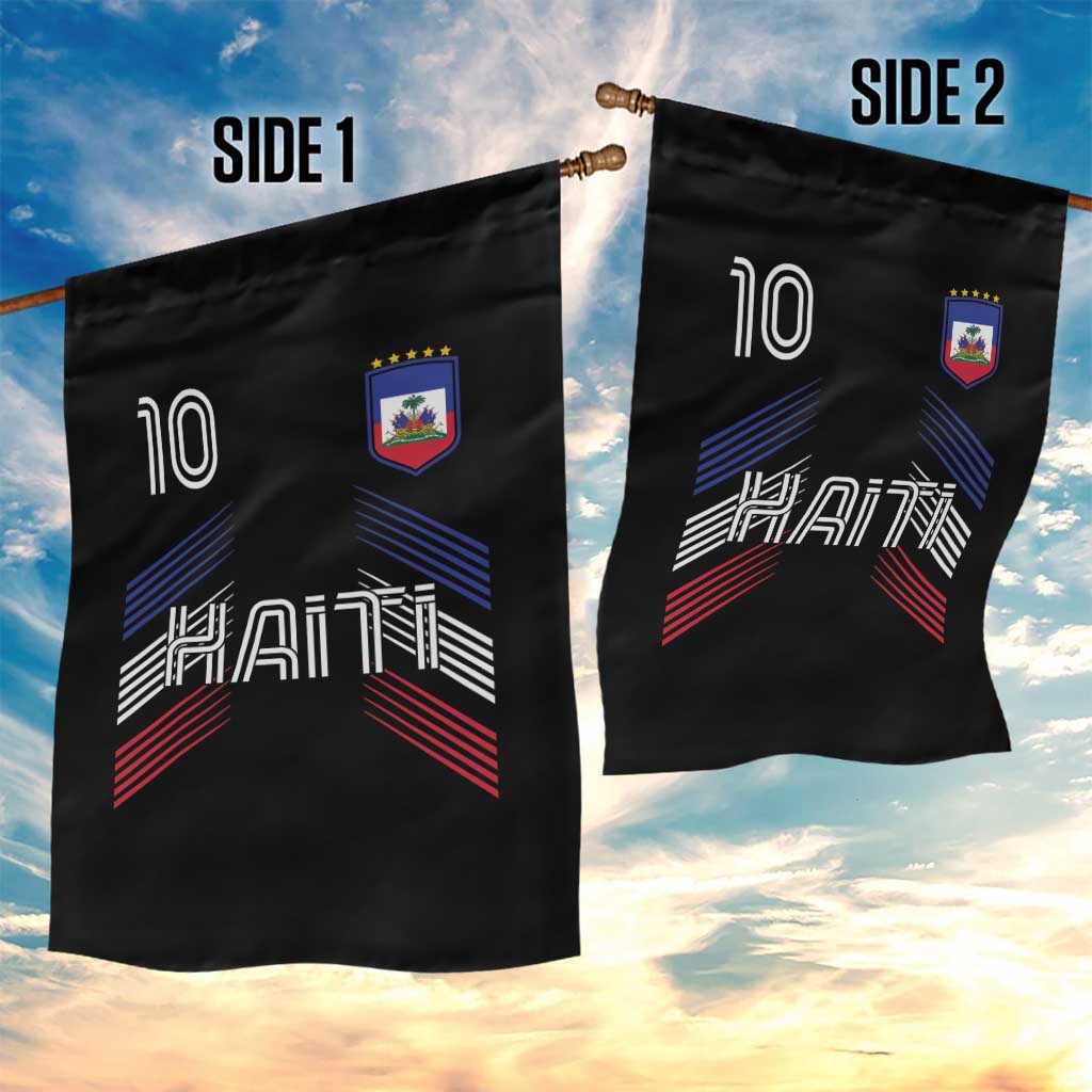 Haiti Soccer Garden Flag Haitian Football Fan Pride National Team Support Graphic