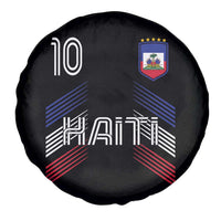 Haiti Soccer Spare Tire Cover Haitian Football Fan Pride National Team Support Graphic