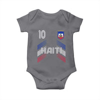 Haiti Soccer Baby Onesie Haitian Football Fan Pride National Team Support Graphic