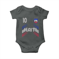 Haiti Soccer Baby Onesie Haitian Football Fan Pride National Team Support Graphic