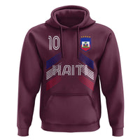 Haiti Soccer Hoodie Haitian Football Fan Pride National Team Support Graphic