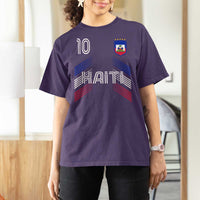 Haiti Soccer T Shirt For Women Haitian Football Fan Pride National Team Support Graphic