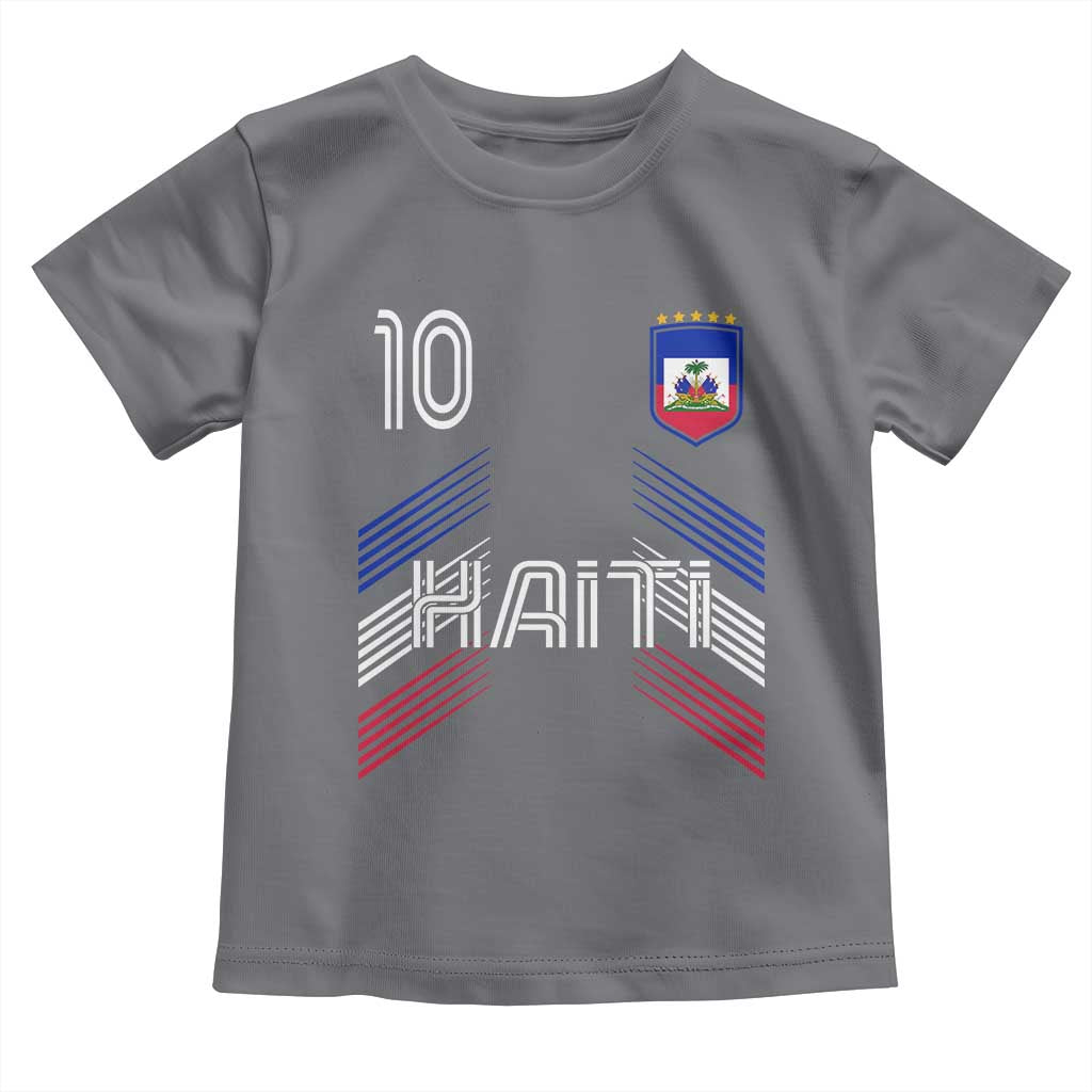 Haiti Soccer Toddler T Shirt Haitian Football Fan Pride National Team Support Graphic