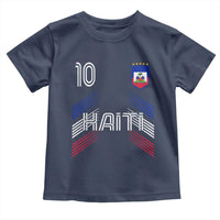 Haiti Soccer Toddler T Shirt Haitian Football Fan Pride National Team Support Graphic