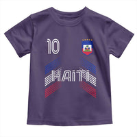 Haiti Soccer Toddler T Shirt Haitian Football Fan Pride National Team Support Graphic