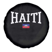 Haiti Haitian Flag Caribbean Souvenir Spare Tire Cover Vintage Varsity Sports