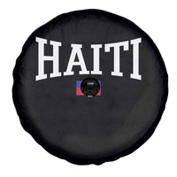 Haiti Haitian Flag Caribbean Souvenir Spare Tire Cover Vintage Varsity Sports