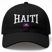 Haiti Haitian Flag Caribbean Souvenir Baseball Cap Vintage Varsity Sports