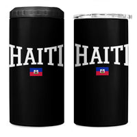 Haiti Haitian Flag Caribbean Souvenir 4 in 1 Can Cooler Tumbler Vintage Varsity Sports