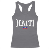 Haiti Haitian Flag Caribbean Souvenir Racerback Tank Top Vintage Varsity Sports
