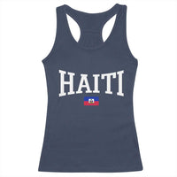 Haiti Haitian Flag Caribbean Souvenir Racerback Tank Top Vintage Varsity Sports