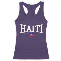 Haiti Haitian Flag Caribbean Souvenir Racerback Tank Top Vintage Varsity Sports