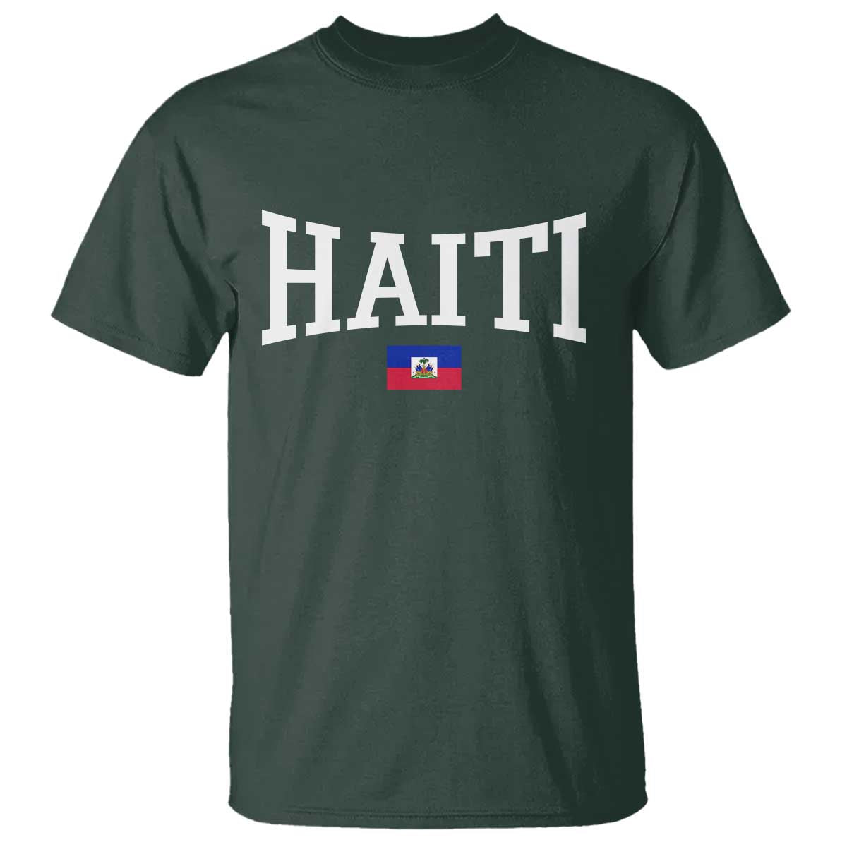 Haiti Haitian Flag Caribbean Souvenir T Shirt Vintage Varsity Sports