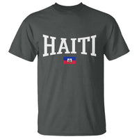 Haiti Haitian Flag Caribbean Souvenir T Shirt Vintage Varsity Sports