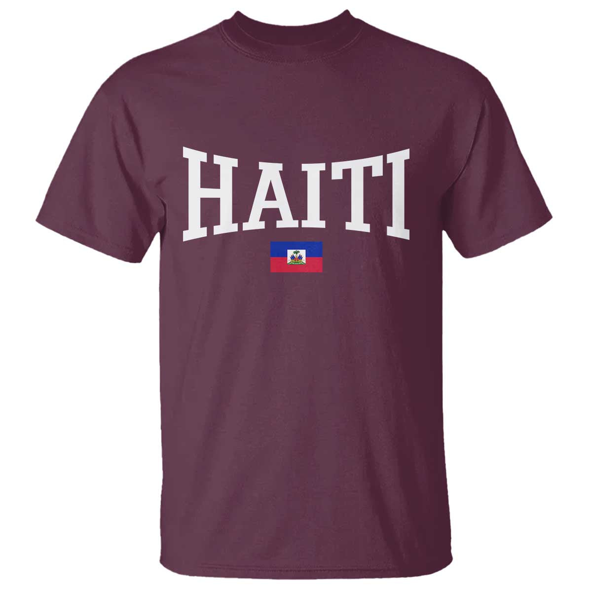 Haiti Haitian Flag Caribbean Souvenir T Shirt Vintage Varsity Sports