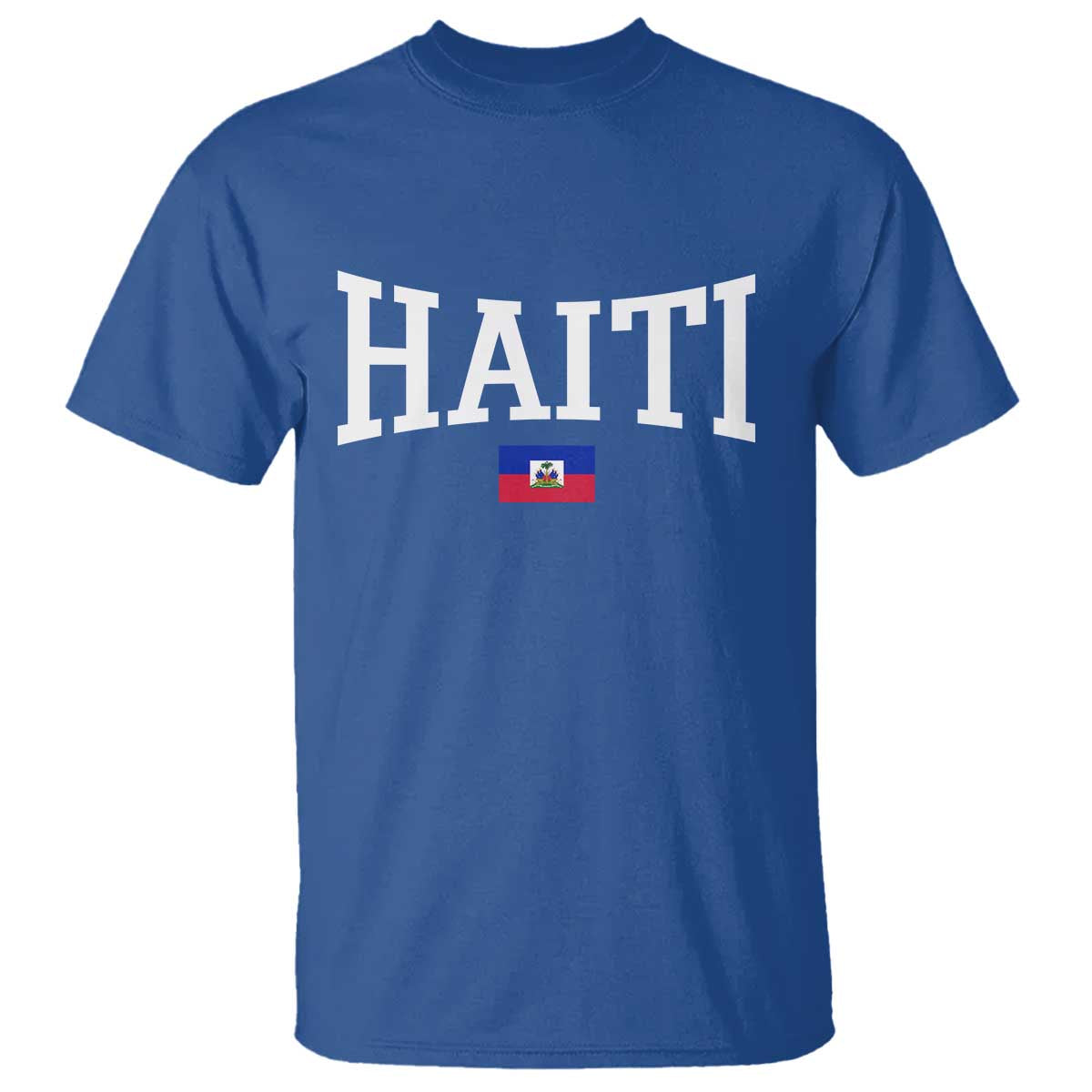 Haiti Haitian Flag Caribbean Souvenir T Shirt Vintage Varsity Sports