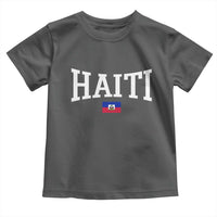 Haiti Haitian Flag Caribbean Souvenir Toddler T Shirt Vintage Varsity Sports