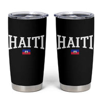 Haiti Haitian Flag Caribbean Souvenir Tumbler Cup Vintage Varsity Sports