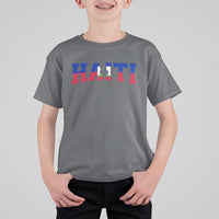 Vintage Haiti T Shirt For Kid Varsity Haitian Flag Classic Haitian Pride College Style