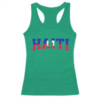 Vintage Haiti Racerback Tank Top Varsity Haitian Flag Classic Haitian Pride College Style