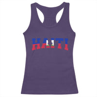 Vintage Haiti Racerback Tank Top Varsity Haitian Flag Classic Haitian Pride College Style
