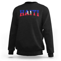 Vintage Haiti Sweatshirt Varsity Haitian Flag Classic Haitian Pride College Style