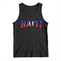 Vintage Haiti Tank Top Varsity Haitian Flag Classic Haitian Pride College Style