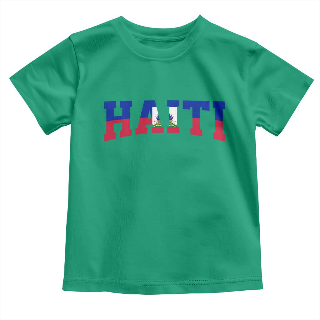 Vintage Haiti Toddler T Shirt Varsity Haitian Flag Classic Haitian Pride College Style