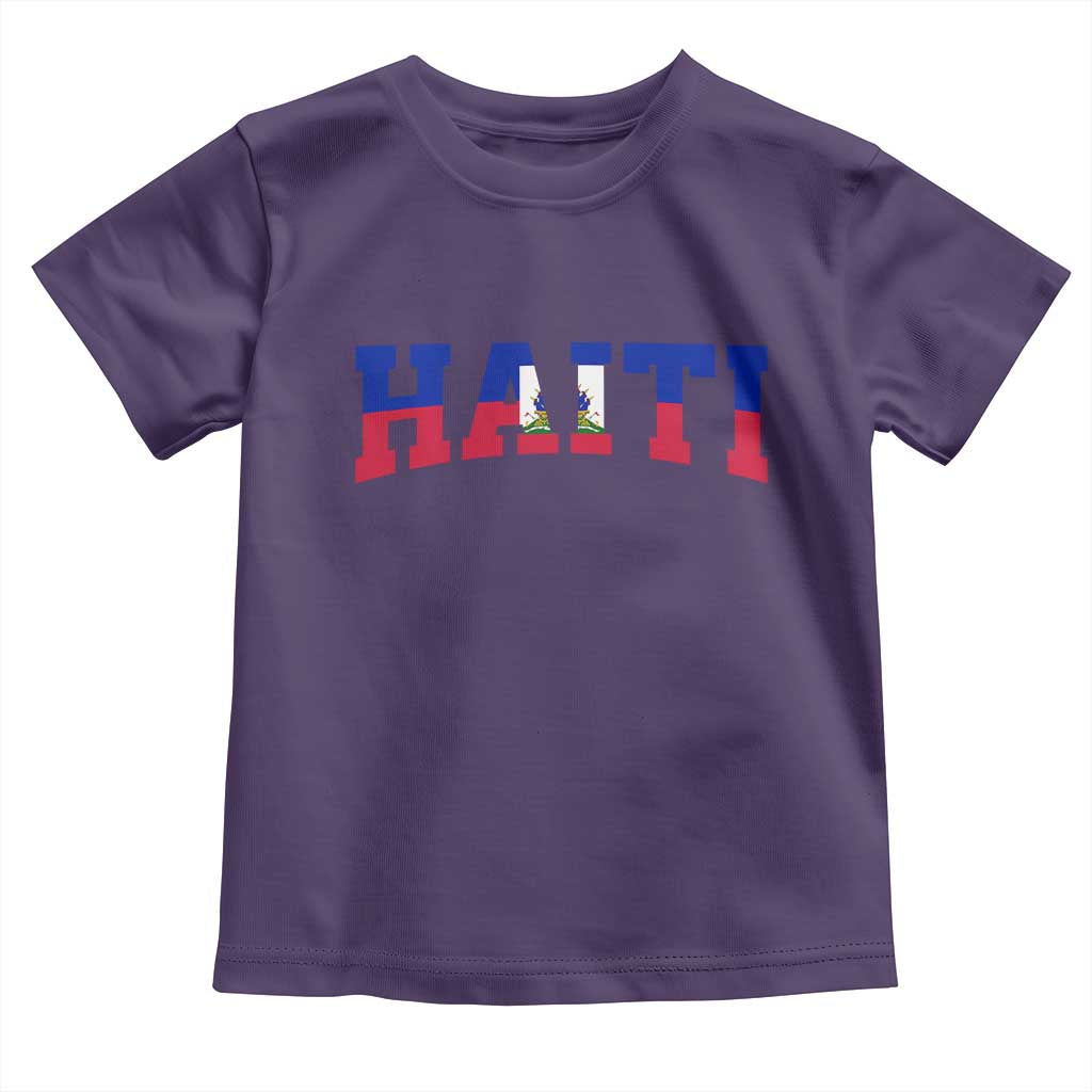 Vintage Haiti Toddler T Shirt Varsity Haitian Flag Classic Haitian Pride College Style