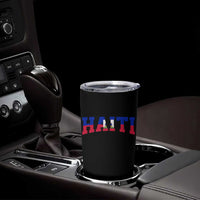 Vintage Haiti Tumbler Cup Varsity Haitian Flag Classic Haitian Pride College Style