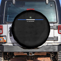 El Salvador Spare Tire Cover Vintage Salvadoran Flag Independence Day - Wonder Print Shop