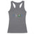 El Salvador Racerback Tank Top Vintage Salvadoran Flag Heartbeat Independence Day - Wonder Print Shop