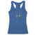 El Salvador Racerback Tank Top Vintage Salvadoran Flag Heartbeat Independence Day - Wonder Print Shop