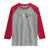 El Salvador Raglan Shirt Vintage Salvadoran Flag Heartbeat Independence Day - Wonder Print Shop