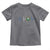 El Salvador Toddler T Shirt Vintage Salvadoran Flag Heartbeat Independence Day - Wonder Print Shop