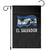 El Salvador Flag Garden Flag Salvadoran Pride Torogoz Bird Palm Tree Volcano - Wonder Print Shop