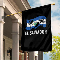 El Salvador Flag Garden Flag Salvadoran Pride Torogoz Bird Palm Tree Volcano - Wonder Print Shop
