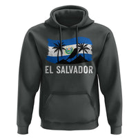 El Salvador Flag Hoodie Salvadoran Pride Torogoz Bird Palm Tree Volcano - Wonder Print Shop