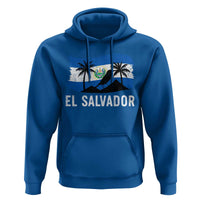 El Salvador Flag Hoodie Salvadoran Pride Torogoz Bird Palm Tree Volcano - Wonder Print Shop